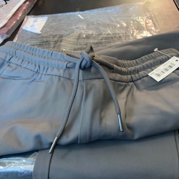 Goodthreads Men's Gray Drawstring Waist Athletic Fit Track/Lounge Pants S 32"Ins - Picture 4 of 10